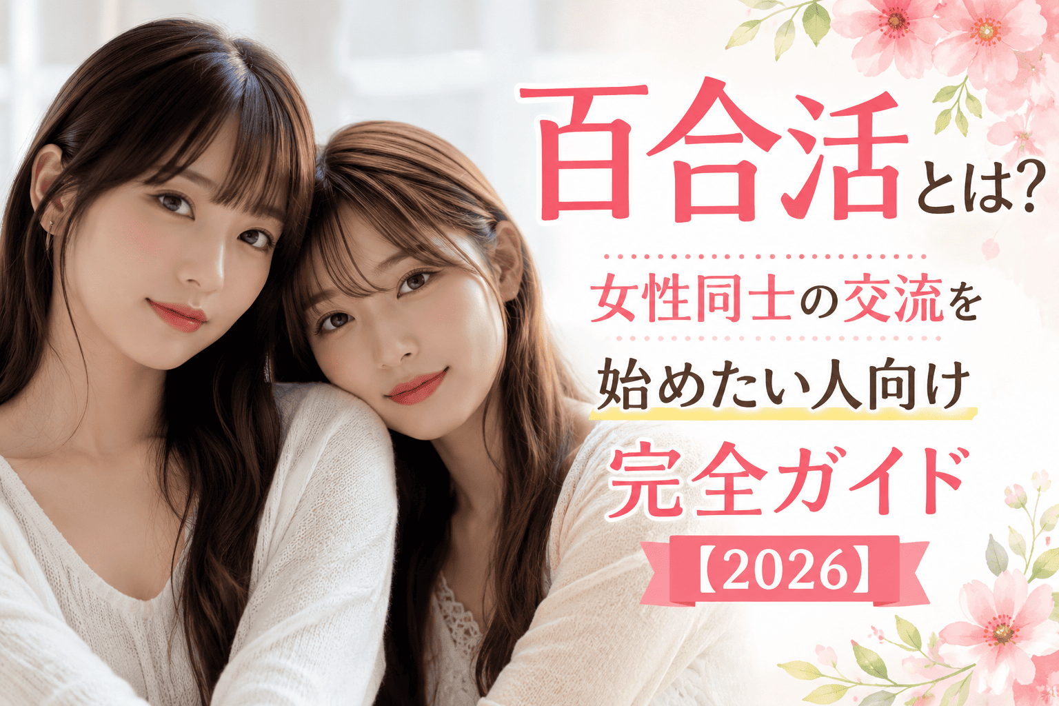 百合活とは?女性同士の交流を始めたい人向け完全ガイド【2026】